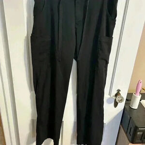 Blue Label by Helping Hands Black Scrub Pants Size Medium